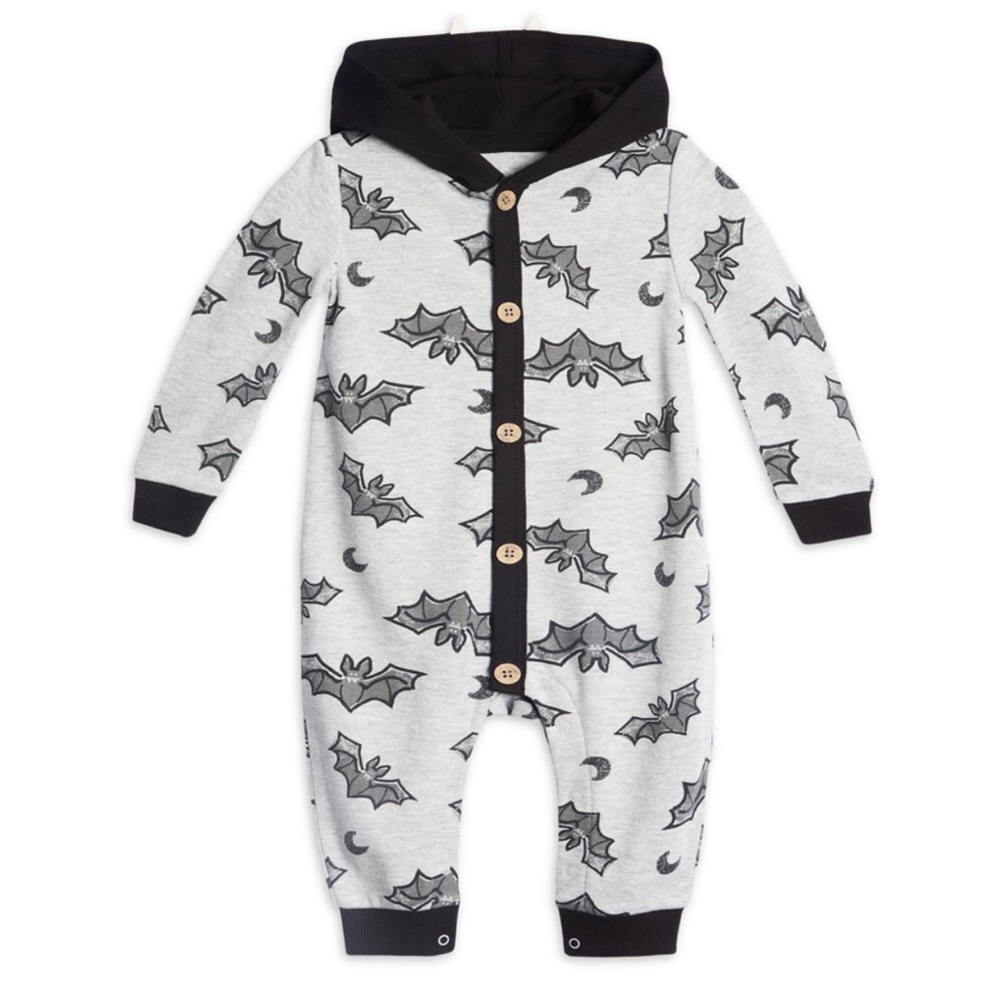 Wonder Nation Halloween Bat Romper | Size 0-3 Months